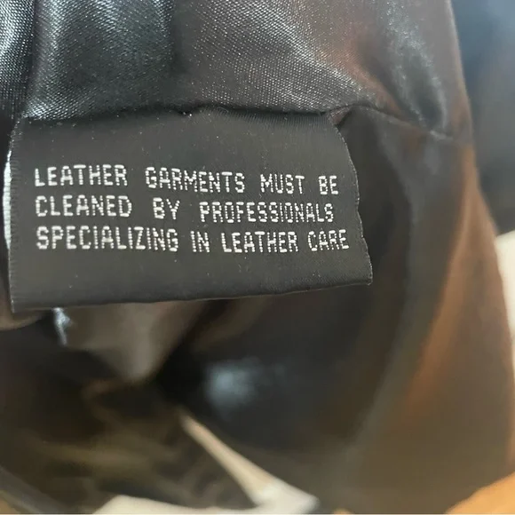 R&O Reilly Olmes Womens Black Genuine Leather Coat Mid Length Size M - Picture 9 of 12